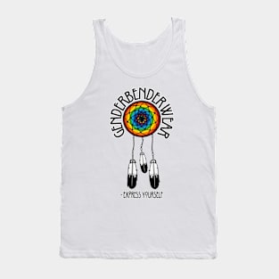 GenderBenderWear (White) - "Express Yourself Dreamcatcher" Tank Top